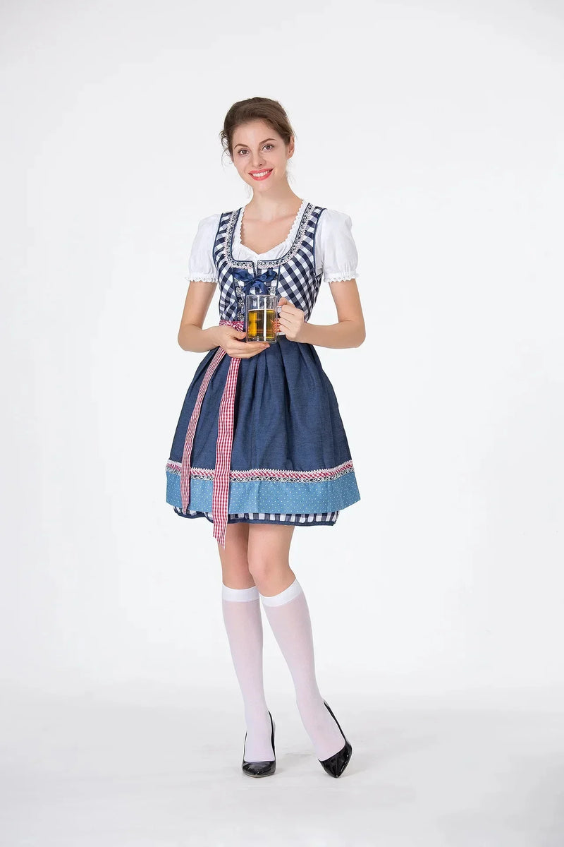 Deutsches Dirndl Kleid für Damen | Klassisch Oktoberfest