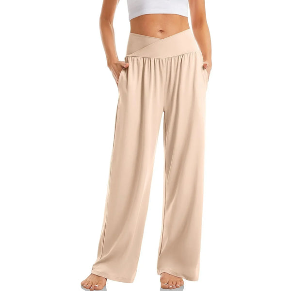 Damen Yogahose | Weites Bein | Luftig & Bequem