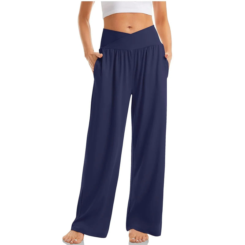 Damen Yogahose | Weites Bein | Luftig & Bequem