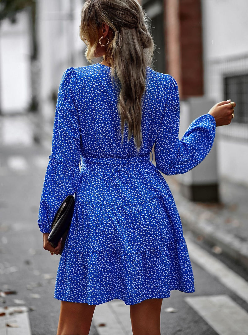 Leichtes - Ausgestelltes Kleid mit Tupfenmuster für dich