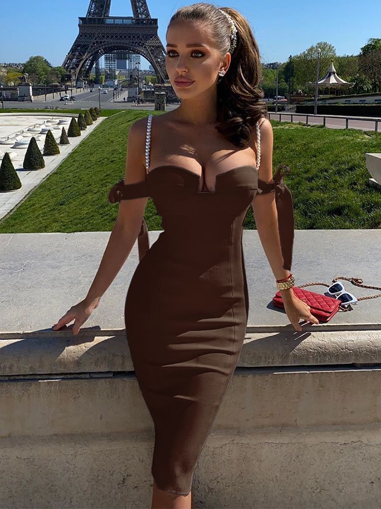 Kuscheliges - Gestreiftes enganched Kleid für dich