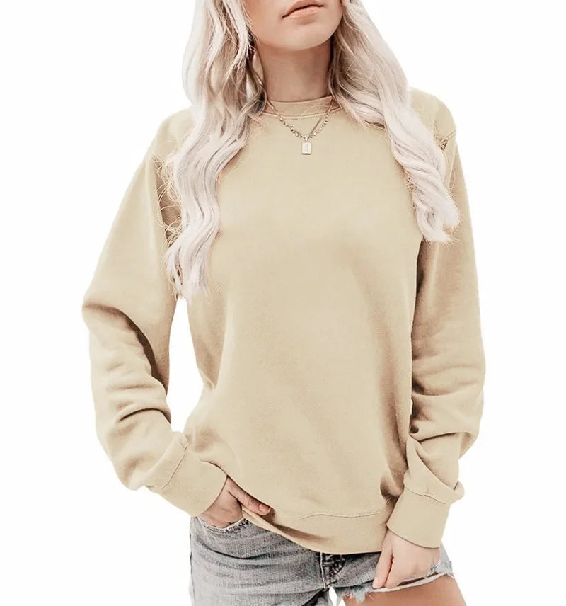Elegantes Damen Sweatshirt aus weichem Winterstoff mit Muster