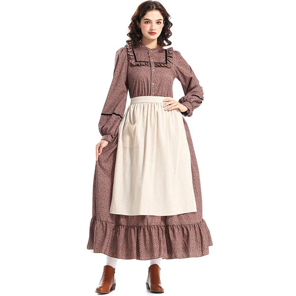 Trachten Dirndl Kleid für Damen | Lang