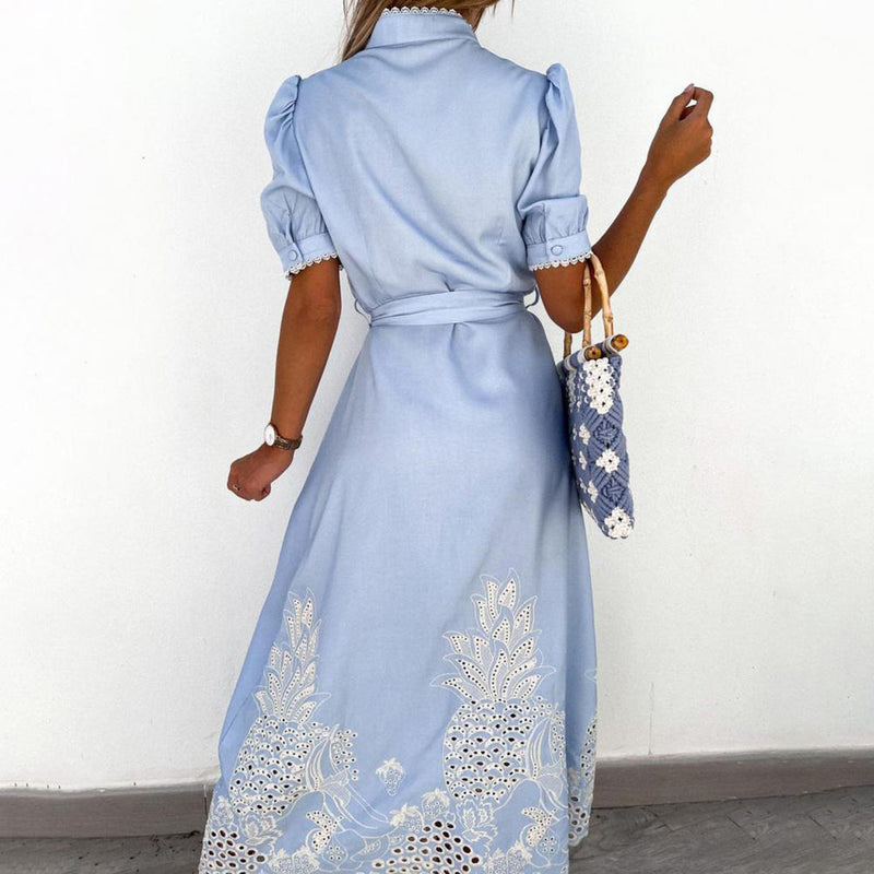 Elegantes und leichtes Maxi-Kleid für den Sommer