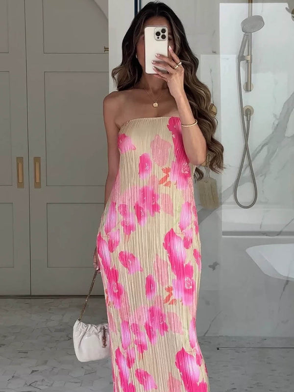 Ärmelloses Midi-Kleid Für Frauen