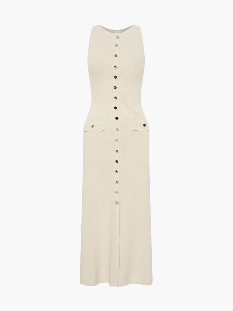Elegantes Maxikleid In Fließendem Stoff