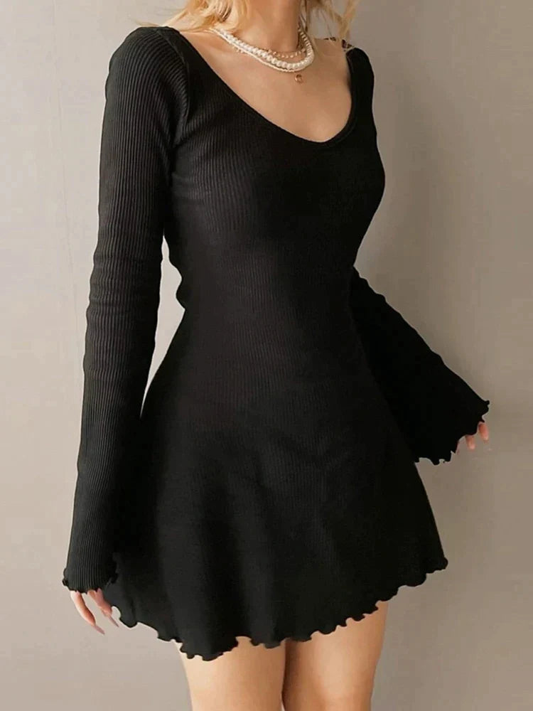 Warmes gestrickte Sommerkleid für dich