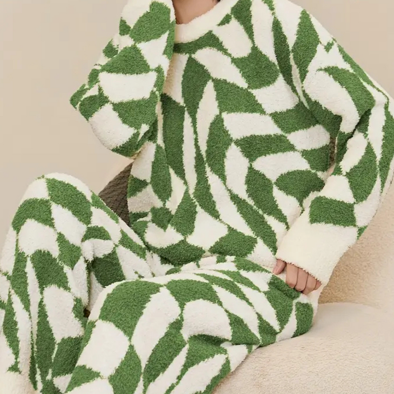 Gisela - Modernes Winter-Pyjama-Set für Damen