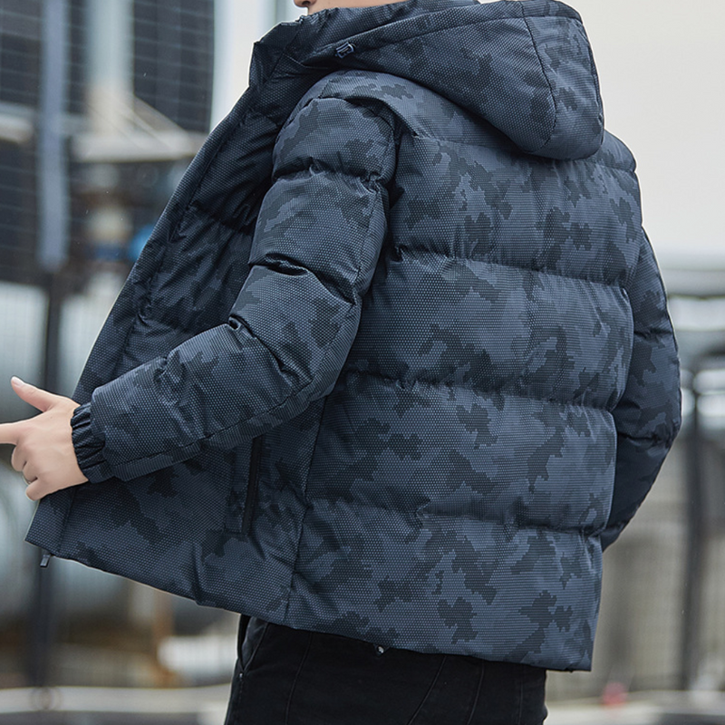 Wärmender eleganter Winterjacke für Herren