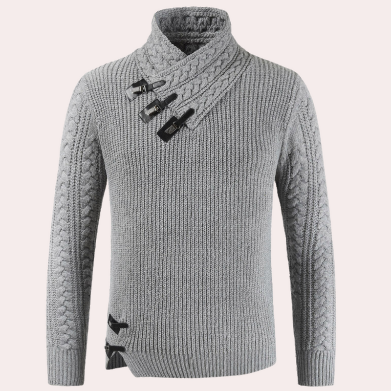Warme stilvolle Winterpullover für Herren
