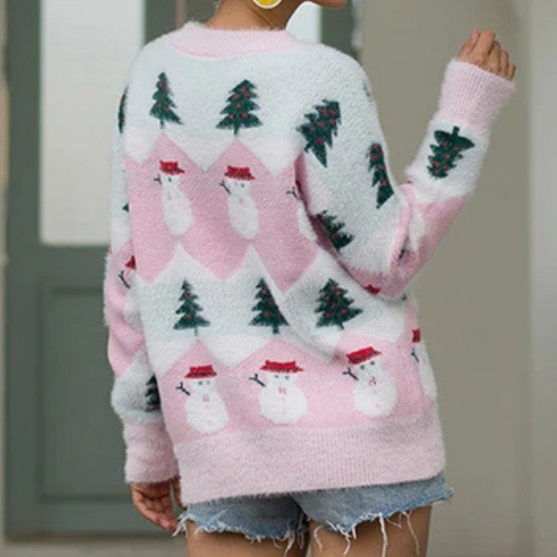 BRIANNA - Modischer Weihnachtspulli für Damen