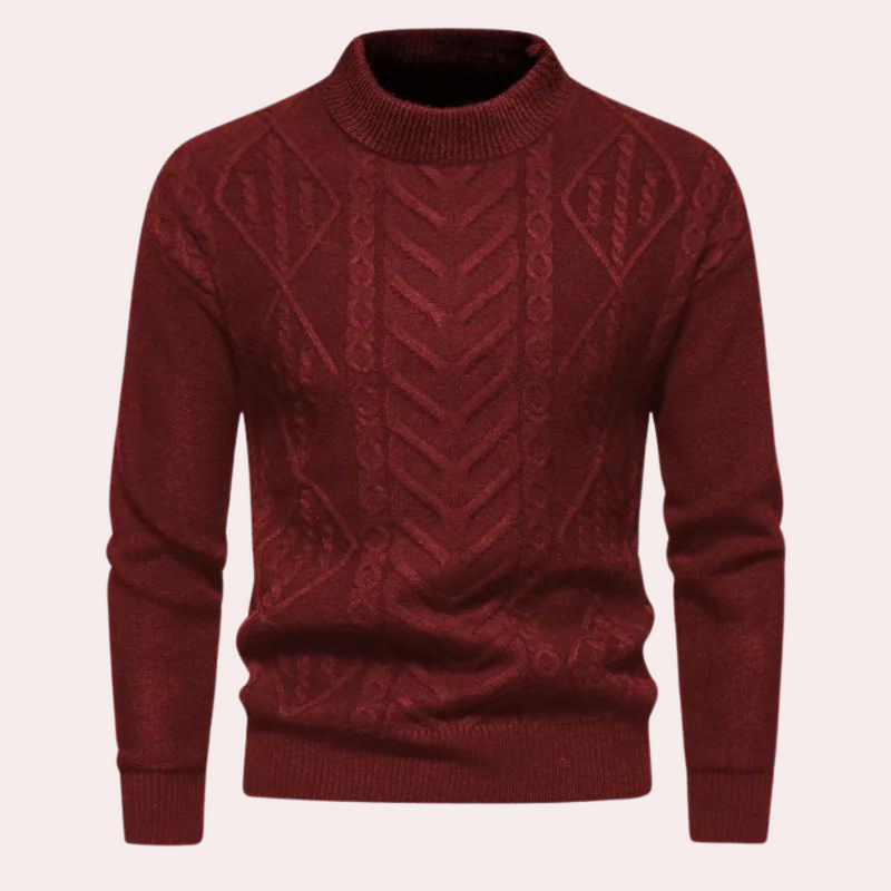 Elegante und Bequeme Herrenstrickjacke