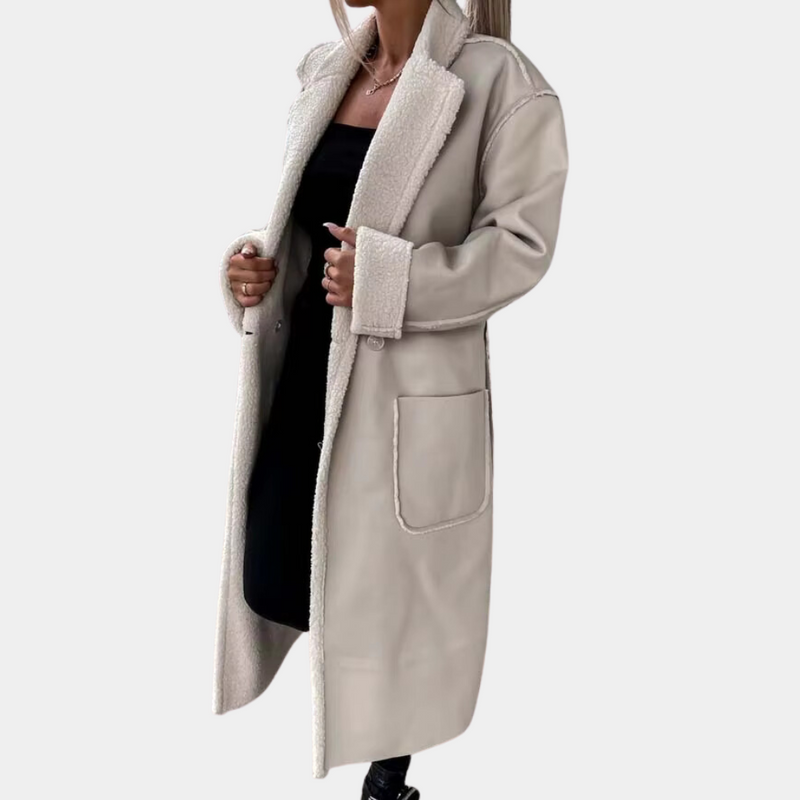 Warme elegante Winterjacke für Damen