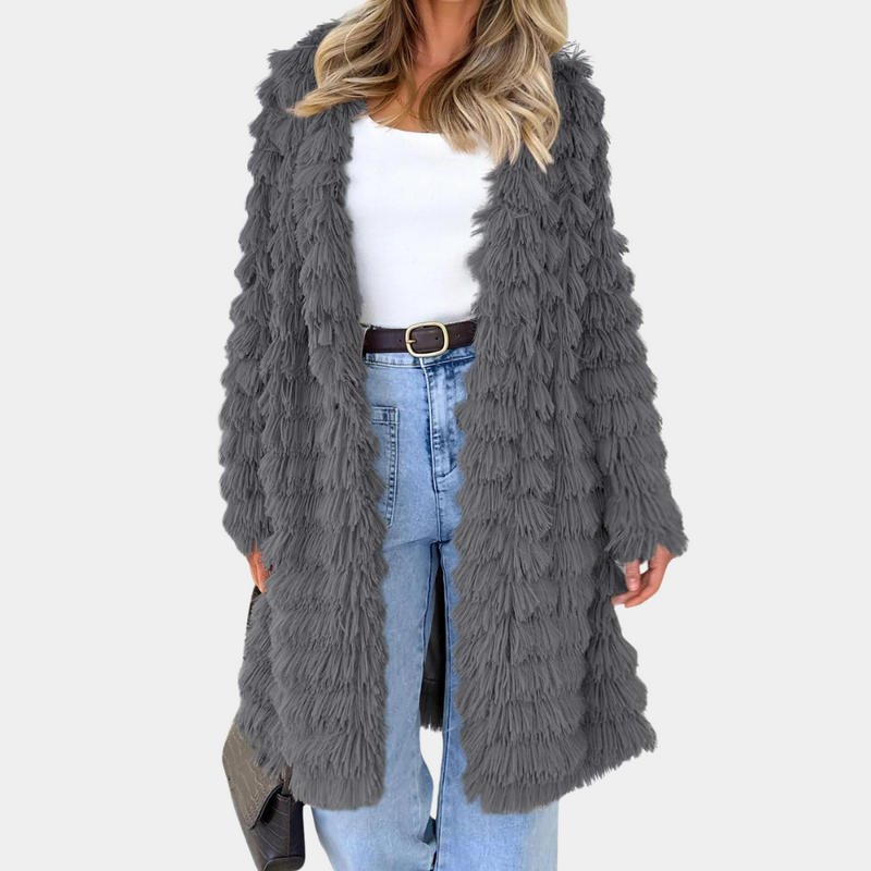 Warmer Bequemer Wintermantel für Damen