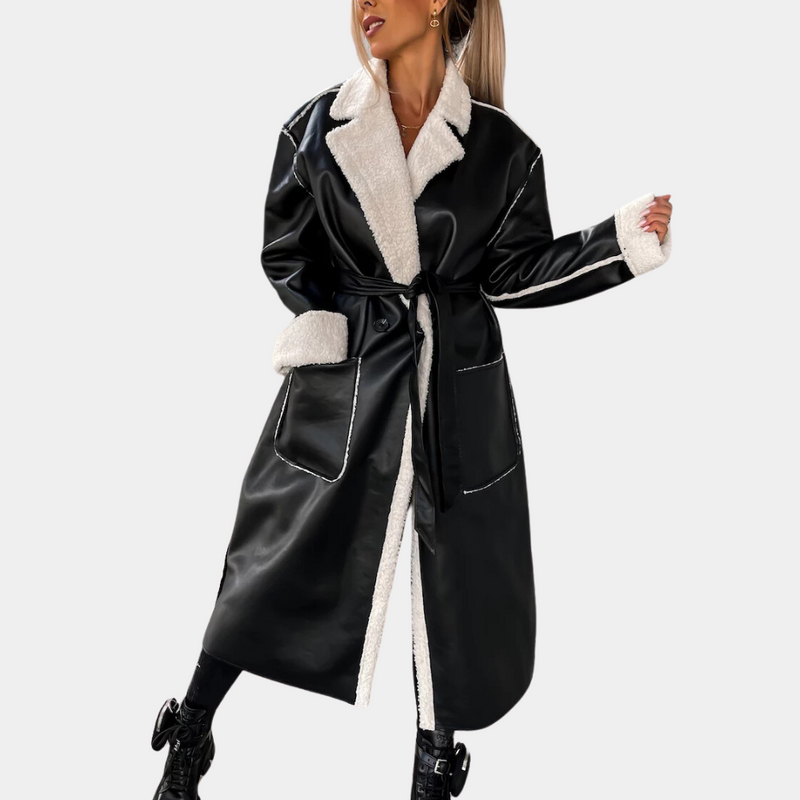 Warme elegante Winterjacke für Damen