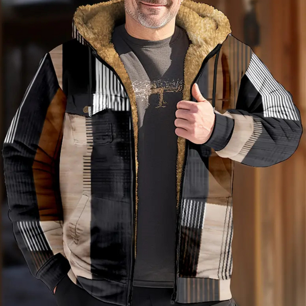 Bequemer brauner Hoodie für Männer