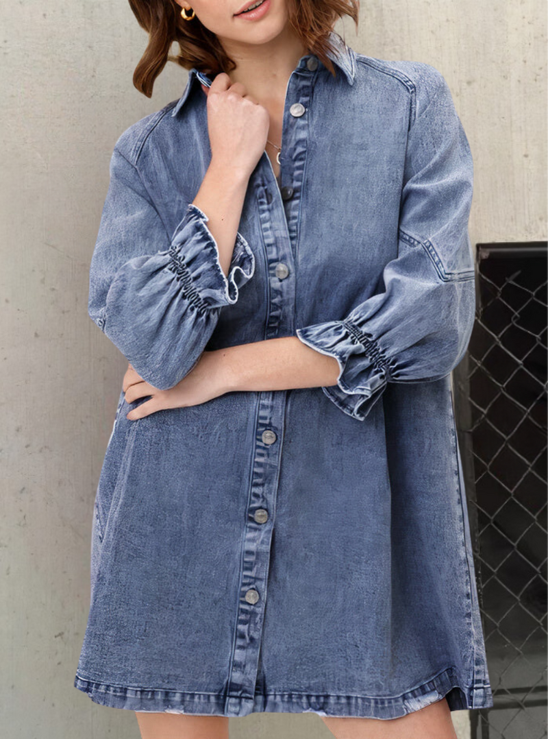 Kuscheliges Denim Kleid für dich