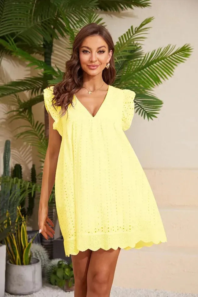 Leichtes - Besticktes Sommerkleid für dich