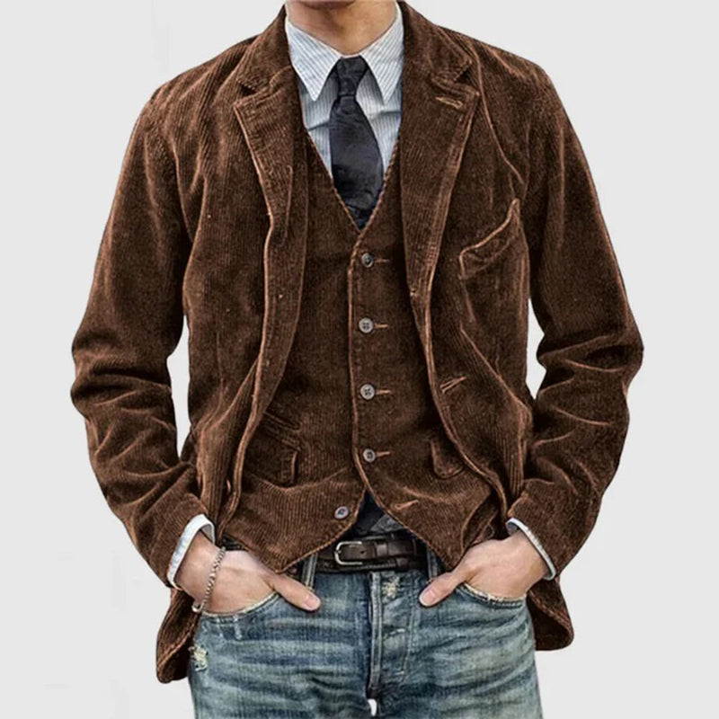 Elegante Kordjacke für Männer