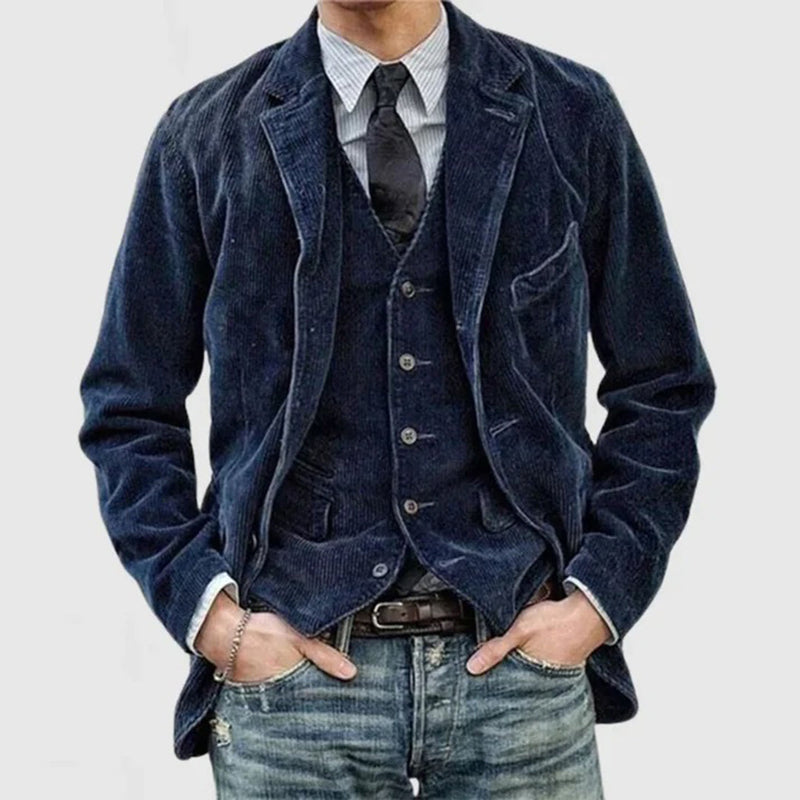 Elegante Kordjacke für Männer