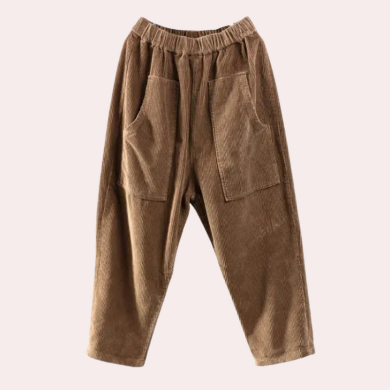 Elegante Corduroy-Hose für Damen - Bequem und Stilvoll