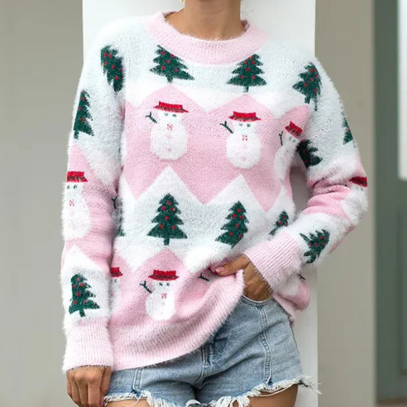 BRIANNA - Modischer Weihnachtspulli für Damen