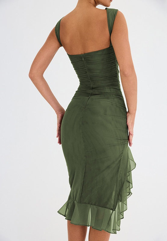 Eleganz Midi-Kleid