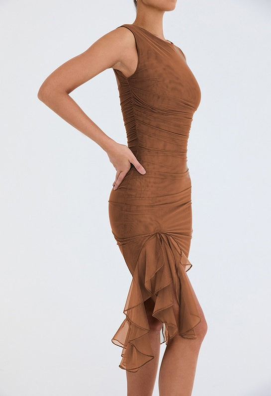Eleganz Midi-Kleid