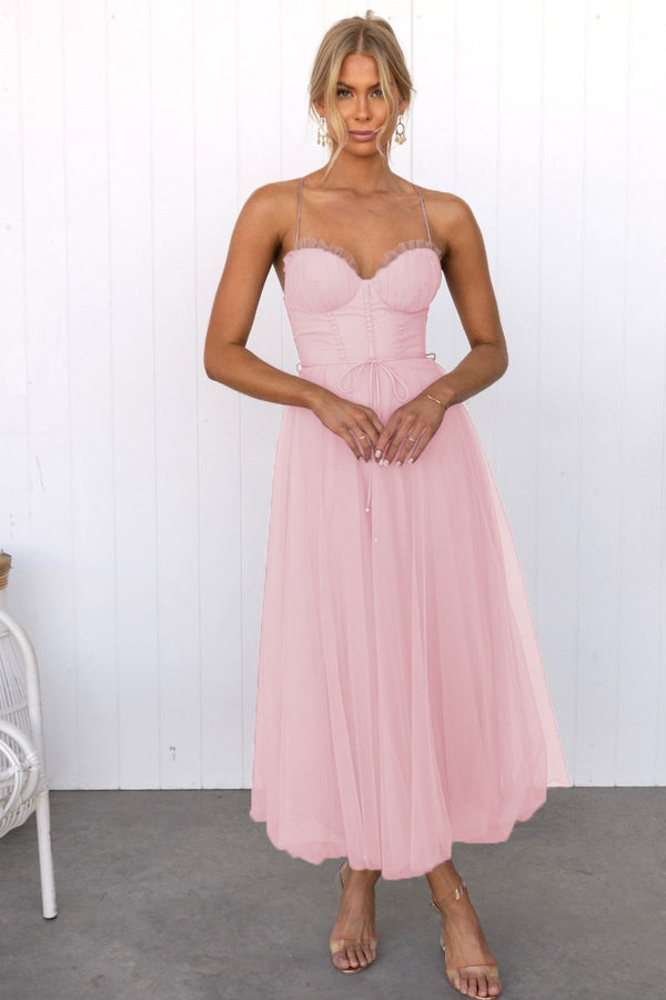 Elegantes Modernes Prinzessin Chiffon Hosen Maxikleid