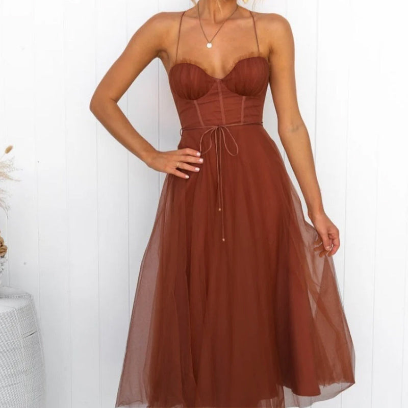 Elegantes Modernes Prinzessin Chiffon Hosen Maxikleid