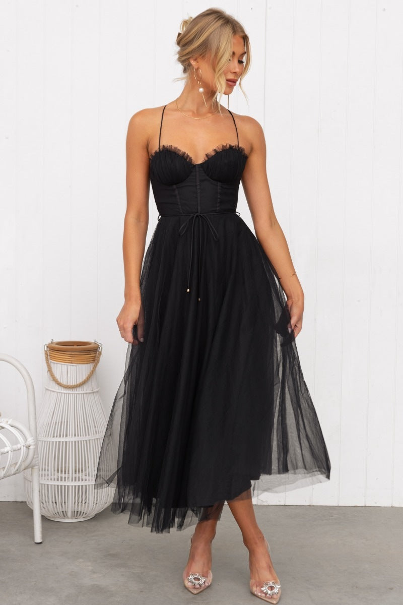 Elegantes Modernes Prinzessin Chiffon Hosen Maxikleid