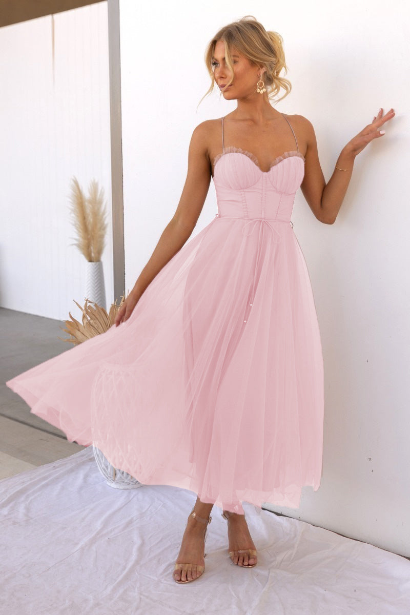 Elegantes Modernes Prinzessin Chiffon Hosen Maxikleid