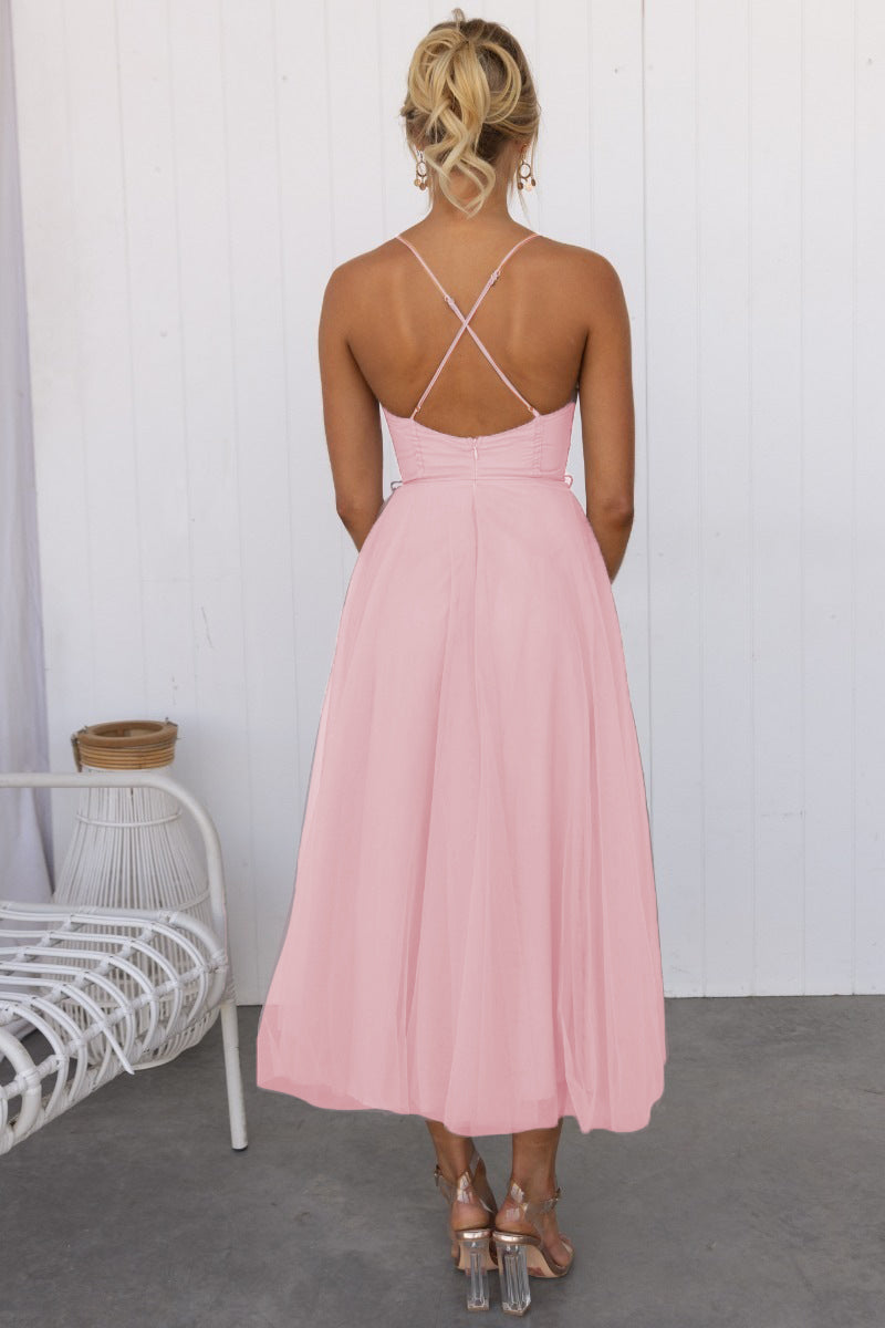 Elegantes Modernes Prinzessin Chiffon Hosen Maxikleid