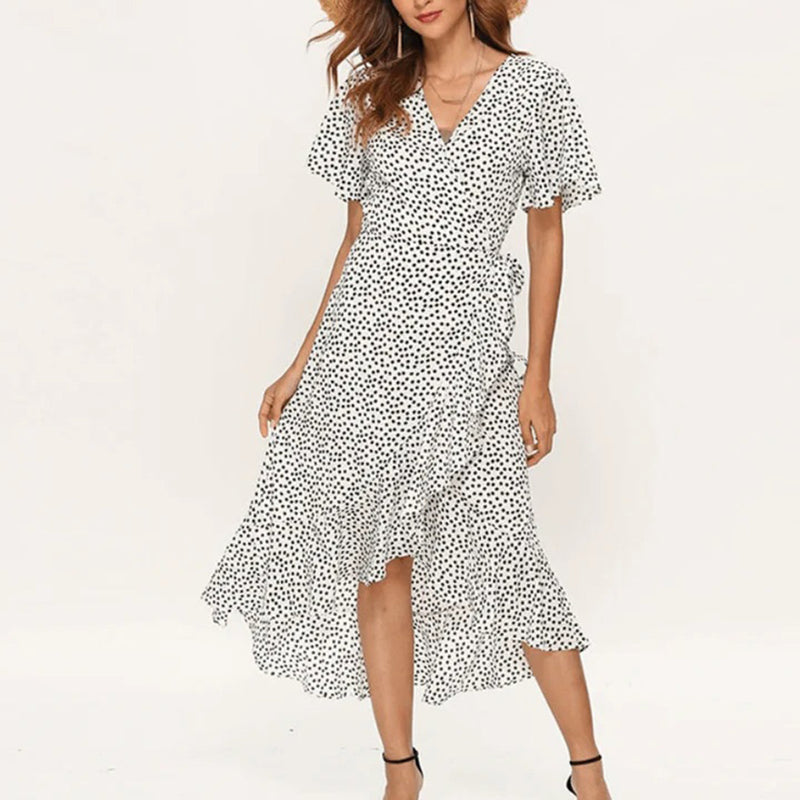 Elegante Wickelkleid für stilvolle Anlässe