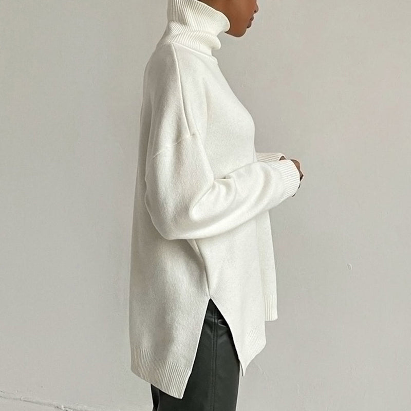 Alya - Modischer Pullover mit Seitenschlitzen