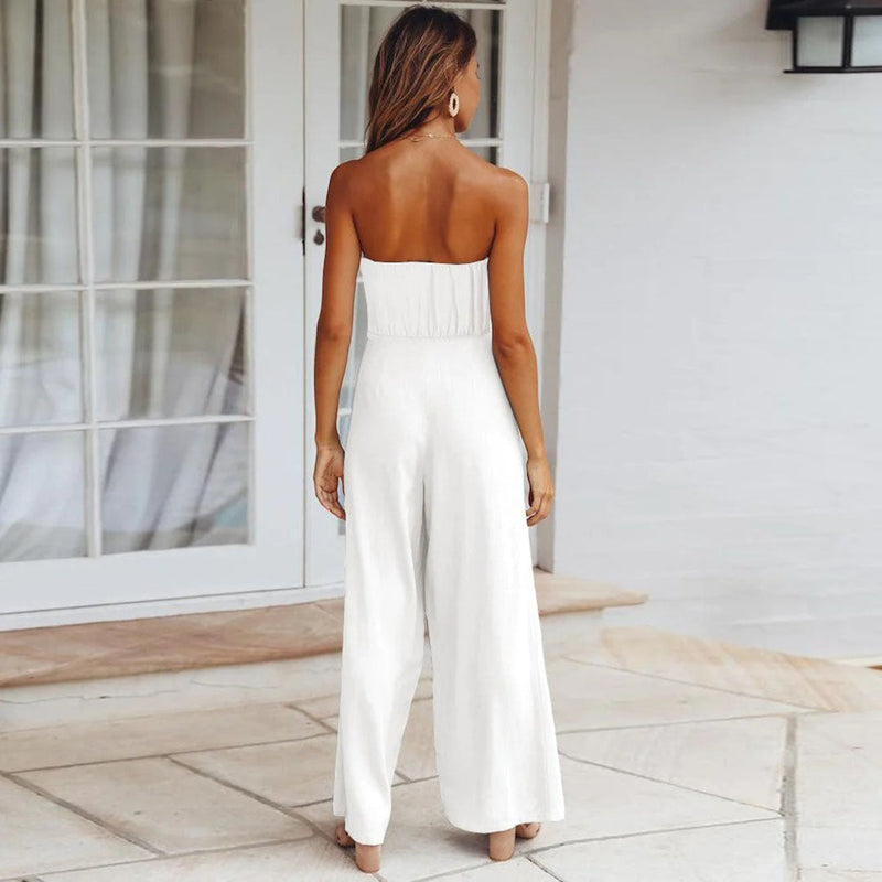 Eleganter Jumpsuit für stilvolle Frauen im Alltag