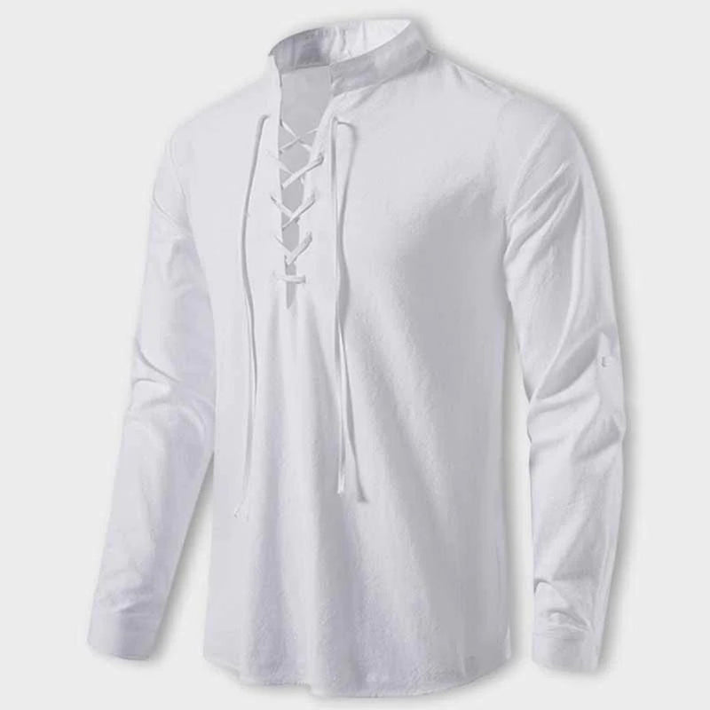 LASZLO - Elegantes V-Ausschnitt-Shirt
