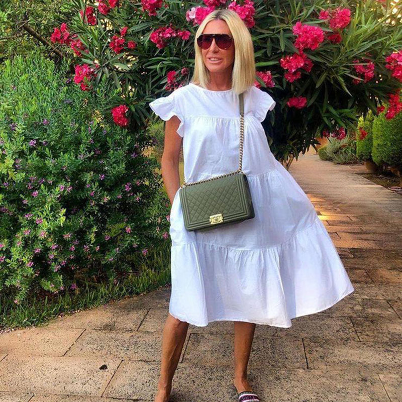 Elegantes Midi-Kleid für jeden Anlass im Sommer
