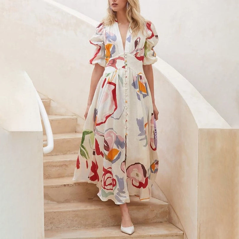 Elegantes und bequemes Sommerkleid für stilvolle Auftritte