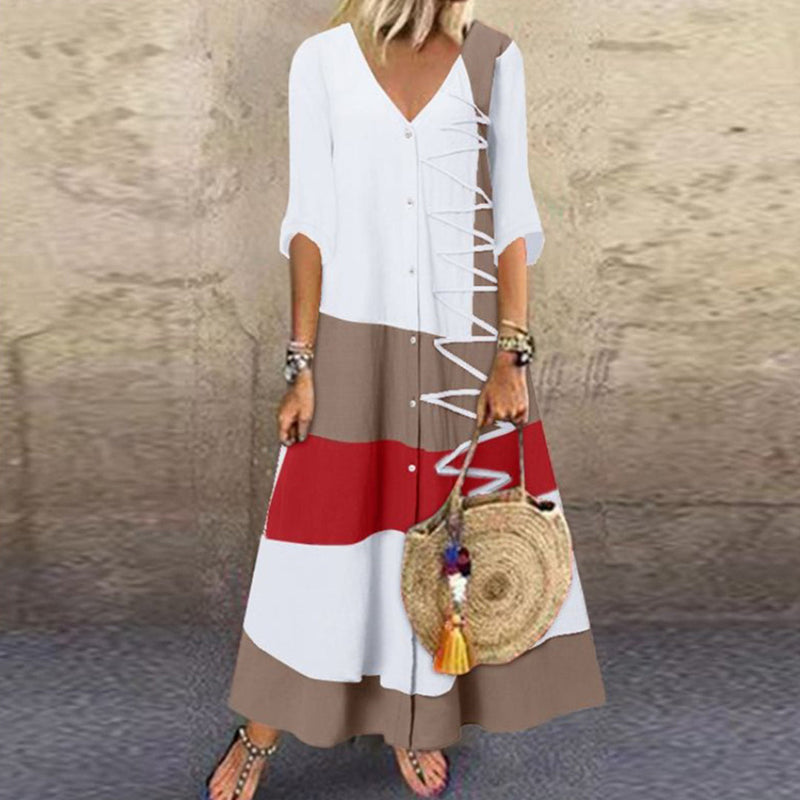 Elegante und bequeme lange Kleid für jeden Anlass