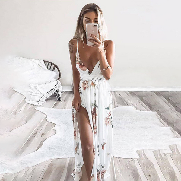 Elegantes Sommer-Maxi-Kleid für Jeden Anlass