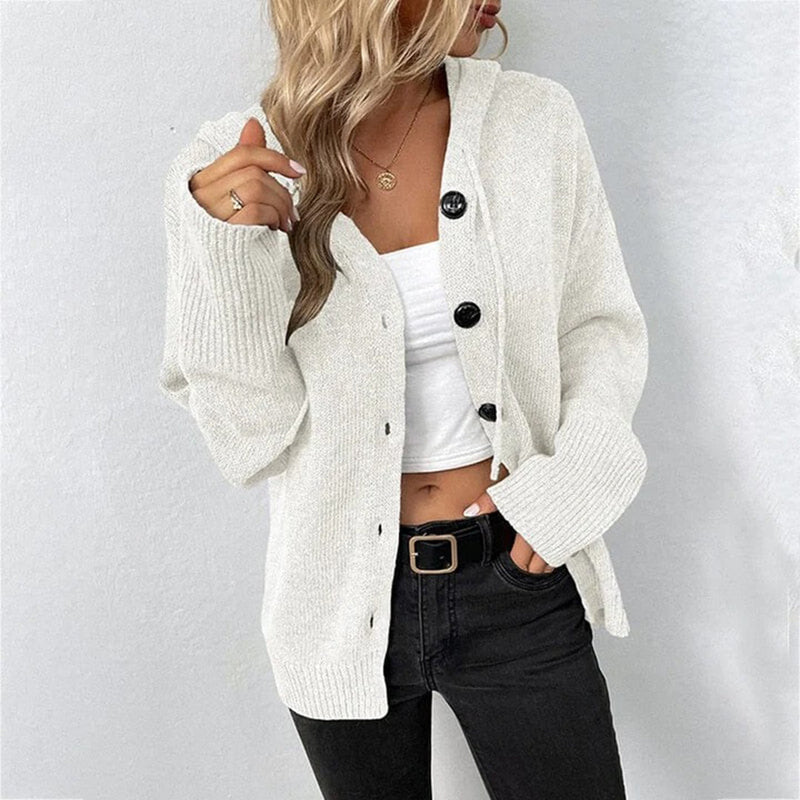 Elegante und weiche Kapuzenjacke
