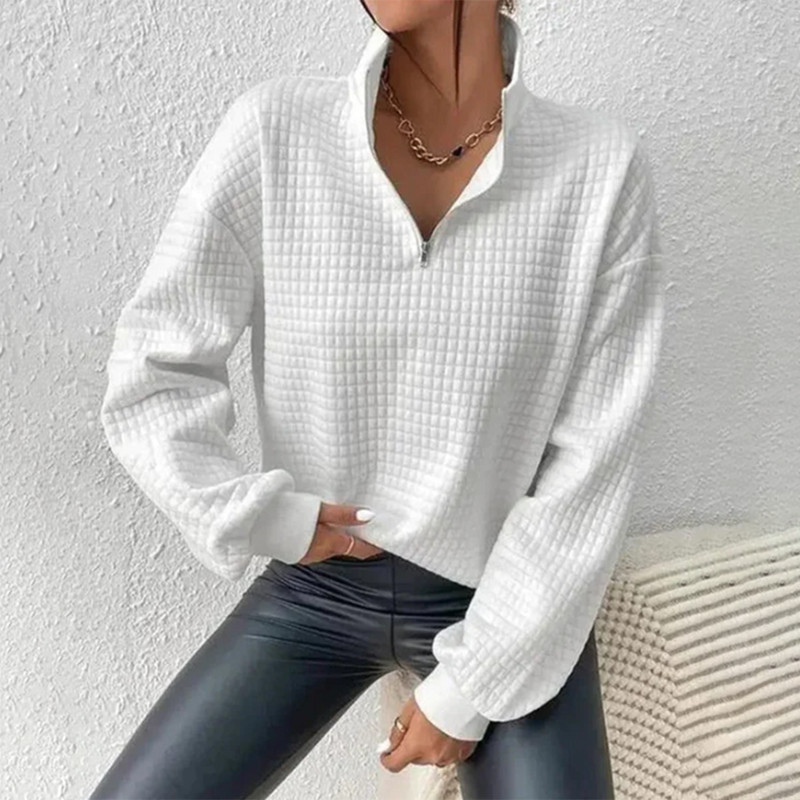 ELEGANTE - Pullover mit Reißverschluss