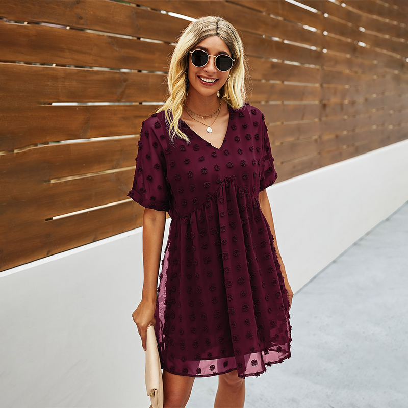 Elegantes A-Linien Mini-Kleid für Jeden Anlass