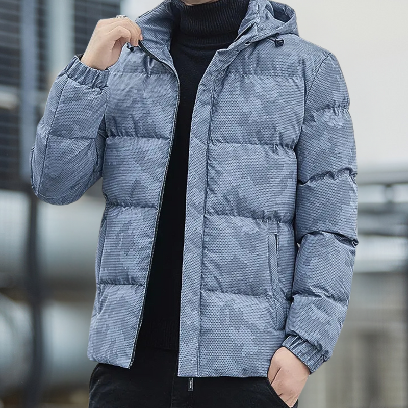 Wärmender eleganter Winterjacke für Herren