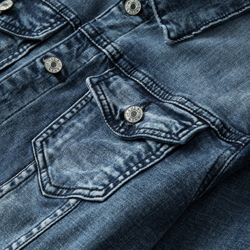 Elegante Jeansjacke für Männer