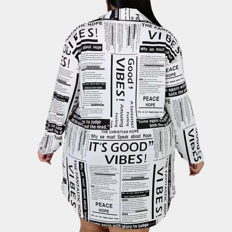 Elegantes Damen Printkleid für Stil und Komfort