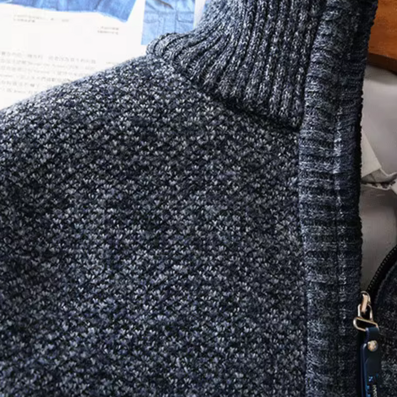 Bequeme warme Ripp-Hoodie für Herren