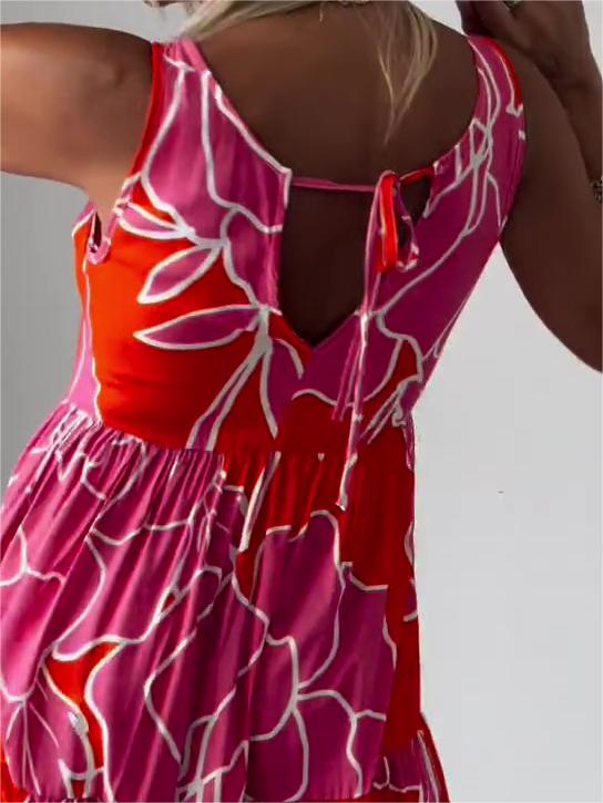 Kuscheliges Kleid mit Blumendruck für dich