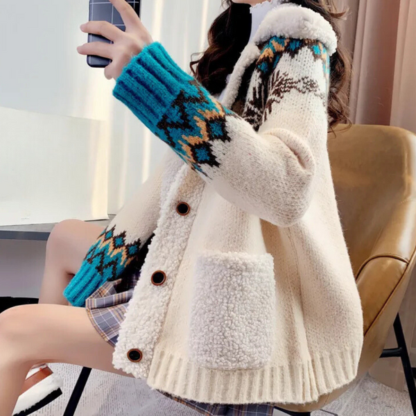 GRACIELLE - Eleganter Weihnachts-Winter-Pullover für Damen